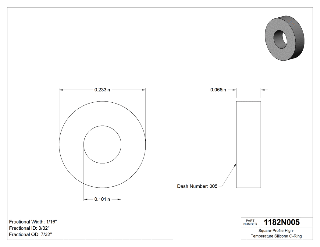 Technical drawing - 1182N005